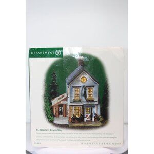Dept 56 New England Village - P.L. Wheelers Bicycle Shop
